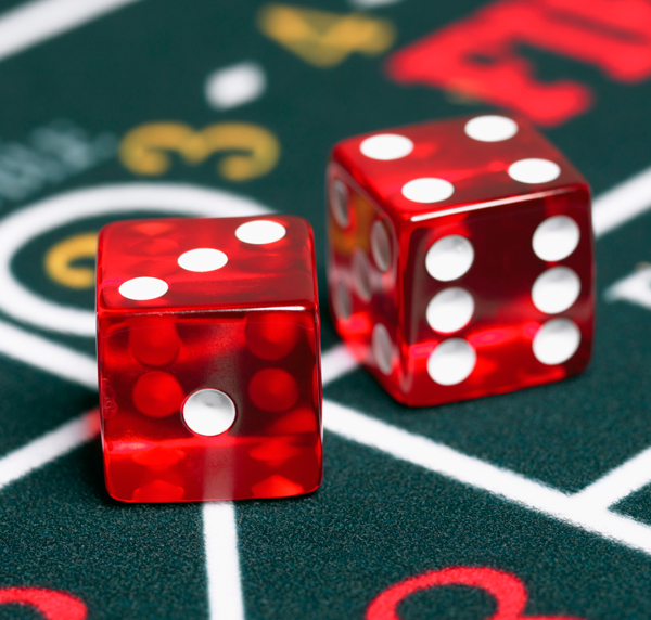 Dice Showing Seven