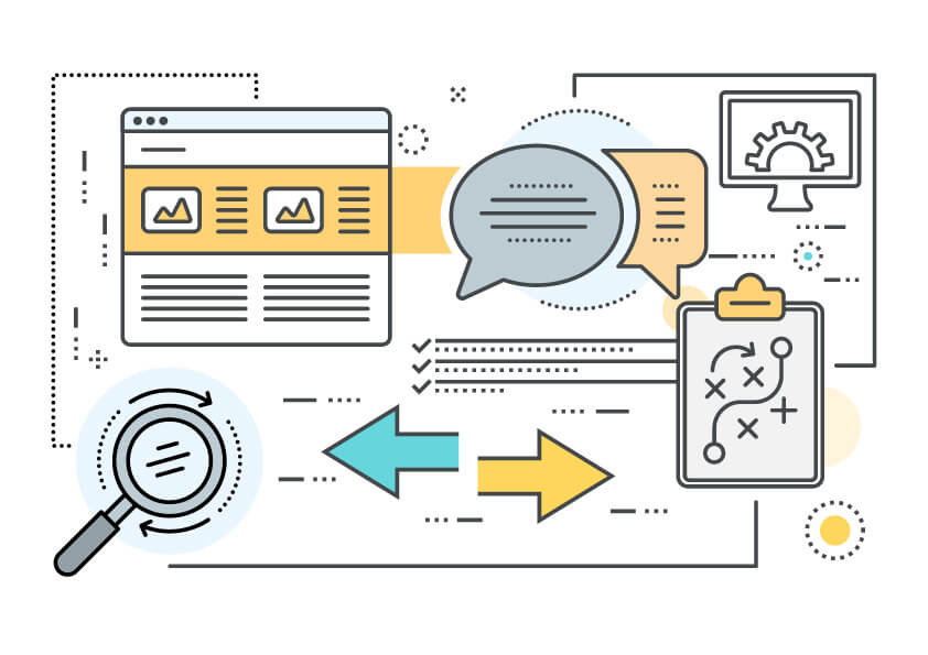 website conversion illustration