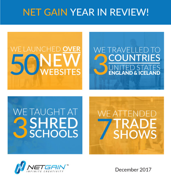NetGain infographic a year in review