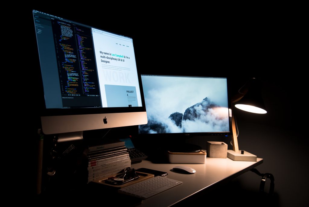 two screens