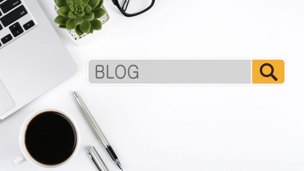 Blogging banner
