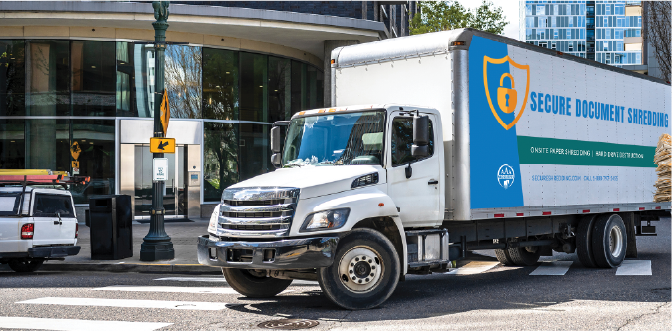 shredding truck